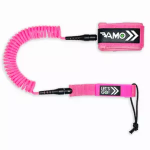 VAMO  10' Coiled SUP Leash 3916 (with colour choices)