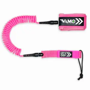 VAMO  10' Coiled SUP Leash 3916 (with colour choices)