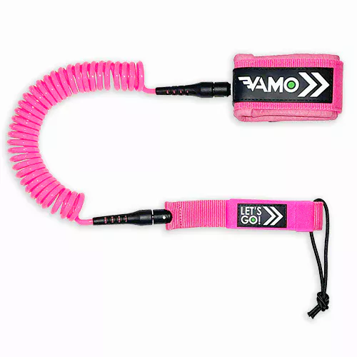 VAMO  10' Coiled SUP Leash 3916 (with colour choices)