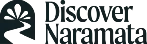 Discover Naramata Logo Stacked Navy